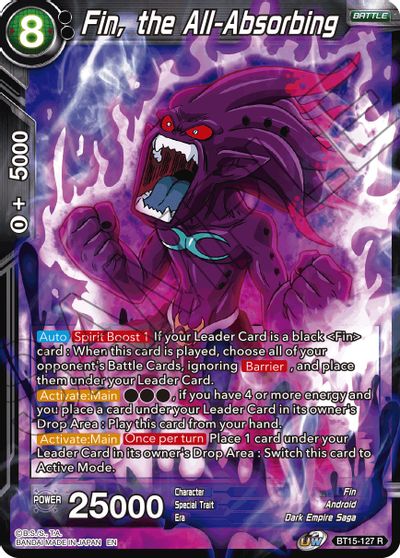 Fin, the All-Absorbing (BT15-127) [Saiyan Showdown] | Shuffle n Cut Hobbies & Games