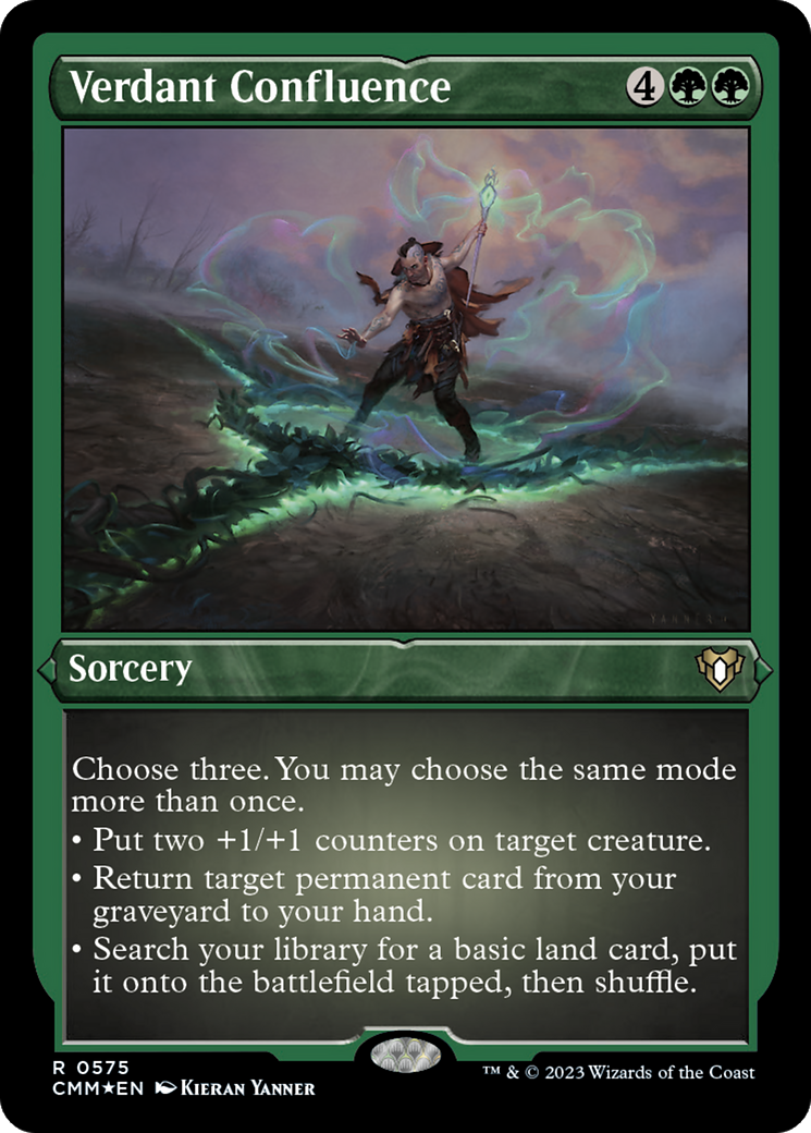Verdant Confluence (Foil Etched) [Commander Masters] | Shuffle n Cut Hobbies & Games