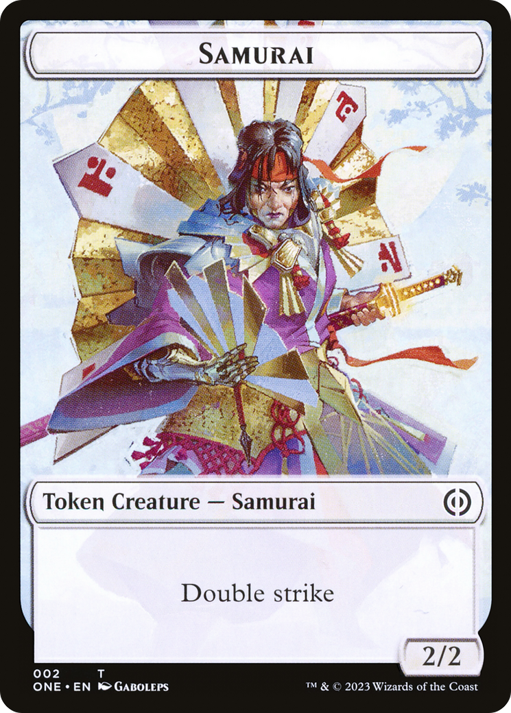 Samurai Token [Phyrexia: All Will Be One Tokens] | Shuffle n Cut Hobbies & Games