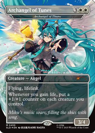 Archangel of Tunes  - Archangel of Thune (SLD-2430) [Secret Lair Drop Series] Foil | Shuffle n Cut Hobbies & Games