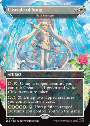 Cascade of Song - Halo Fountain (SLD-2431) [Secret Lair Drop Series] Foil | Shuffle n Cut Hobbies & Games