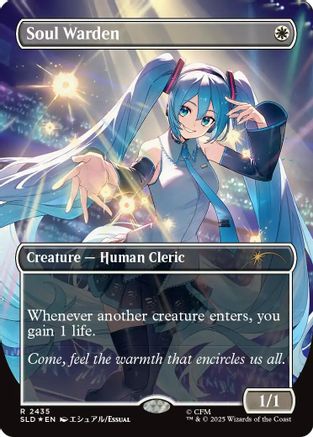 Soul Warden (SLD-2435) [Secret Lair Drop Series] Foil | Shuffle n Cut Hobbies & Games