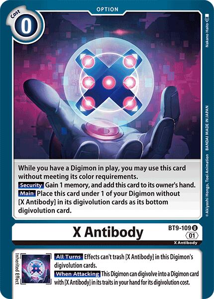 X Antibody [BT9-109] [Limited Card Pack -Final Crest-] | Shuffle n Cut Hobbies & Games
