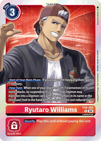 Ryutaro Williams [EX8-065] [Limited Card Pack -Final Crest-] | Shuffle n Cut Hobbies & Games