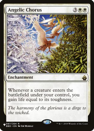 Angelic Chorus (LIST-087) [The List Reprints] | Shuffle n Cut Hobbies & Games