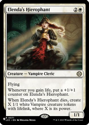 Elenda's Hierophant (LIST-071) [The List Reprints] | Shuffle n Cut Hobbies & Games