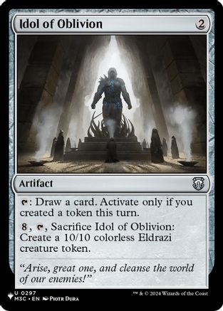 Idol of Oblivion (M3C) (LIST-297) [The List Reprints] | Shuffle n Cut Hobbies & Games