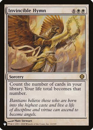 Invincible Hymn (LIST-014) [The List Reprints] | Shuffle n Cut Hobbies & Games