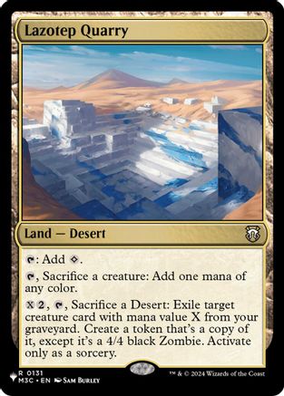 Lazotep Quarry (LIST-131) [The List Reprints] | Shuffle n Cut Hobbies & Games