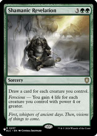 Shamanic Revelation (BLC) (LIST-237) [The List Reprints] | Shuffle n Cut Hobbies & Games