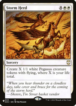 Storm Herd (KHC) (LIST-033) [The List Reprints] | Shuffle n Cut Hobbies & Games