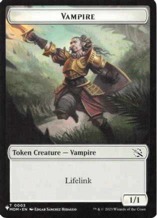 Vampire // Horse Double-Sided Token (LIST-3 // 10) [The List Reprints] | Shuffle n Cut Hobbies & Games