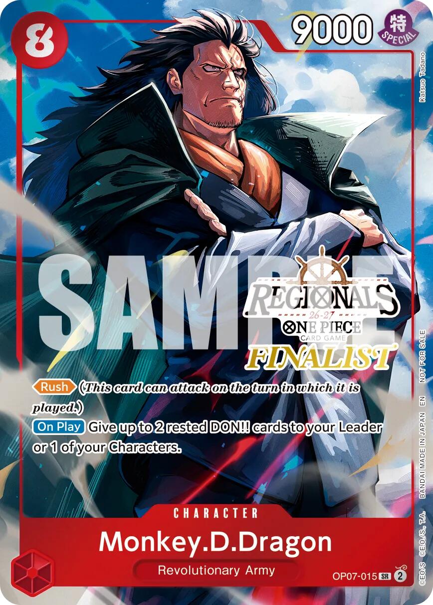 Monkey.D.Dragon (Regionals Finalist Card Set 26-27 Vol.2) [One Piece Promotion Cards] | Shuffle n Cut Hobbies & Games