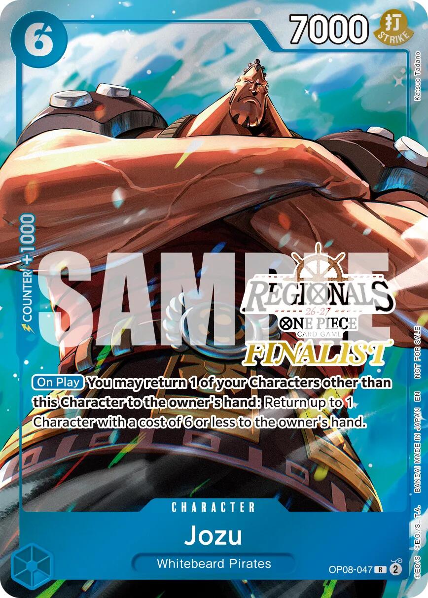 Jozu (Regionals Finalist Card Set 26-27 Vol.2) [One Piece Promotion Cards] | Shuffle n Cut Hobbies & Games