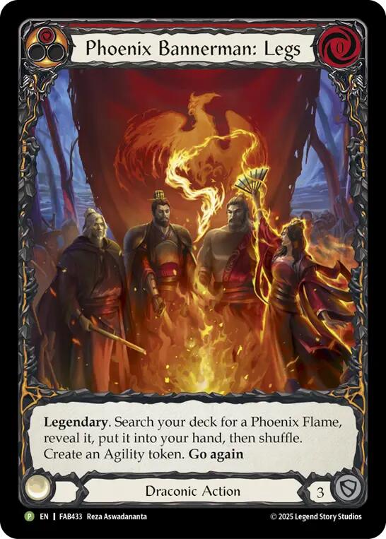 Phoenix Bannerman: Legs [FAB433] (Promo)  Cold Foil | Shuffle n Cut Hobbies & Games
