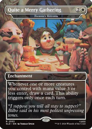 Quite a Merry Gathering - Tocasia's Welcome (SLD-2553) [Secret Lair Drop Series] Foil | Shuffle n Cut Hobbies & Games