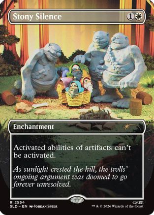 Stony Silence (SLD-2554) [Secret Lair Drop Series] Foil | Shuffle n Cut Hobbies & Games