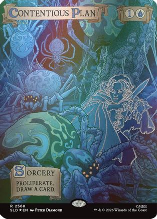 Contentious Plan (Out Of Sight Foil) (SLD-2568) [Secret Lair Drop Series] Foil | Shuffle n Cut Hobbies & Games
