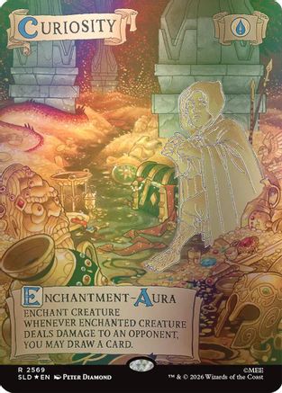 Curiosity (SLD-2569) (Out Of Sight Foil) [Secret Lair Drop Series] Foil | Shuffle n Cut Hobbies & Games