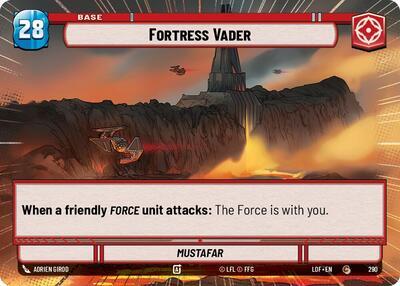 Fortress Vader (290) (Plastic) (290) [Galactic Championship 2026] | Shuffle n Cut Hobbies & Games