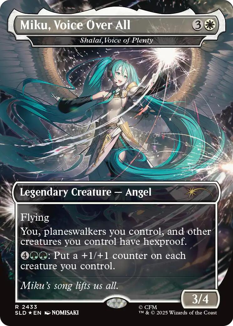 Miku, Voice Over All - Shalai, Voice of Plenty [Secret Lair Drop Series] | Shuffle n Cut Hobbies & Games