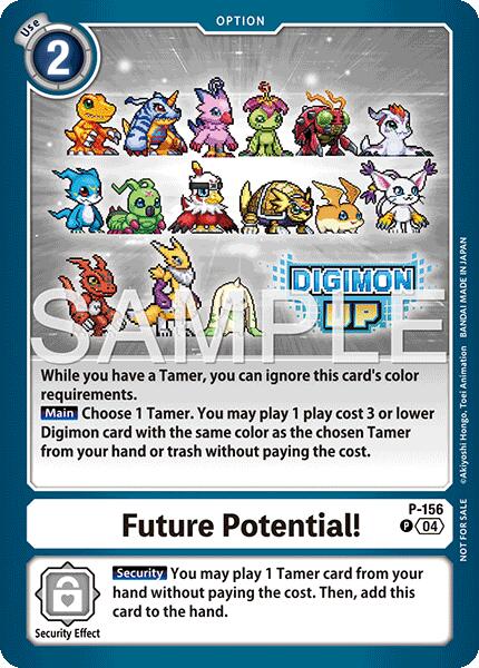 Future Potential! [P-156] (DIGIMON UP July 2026 Giveaway) [Promotional Cards] | Shuffle n Cut Hobbies & Games