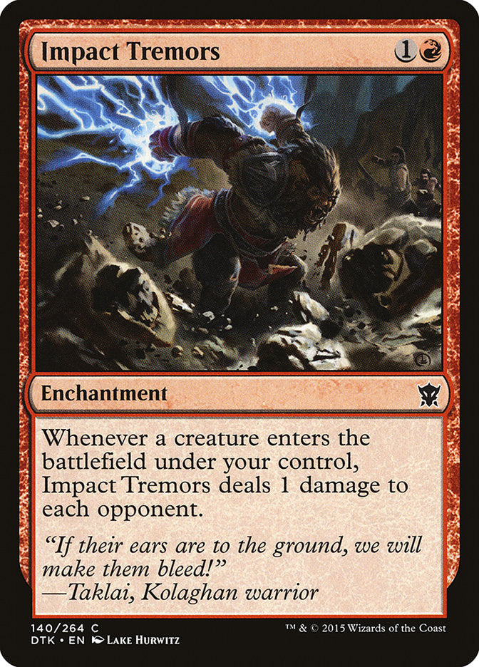 Impact Tremors [Dragons of Tarkir] | Shuffle n Cut Hobbies & Games