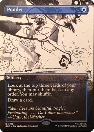 Ponder (SLD-7119) [Secret Lair Drop Series] | Shuffle n Cut Hobbies & Games