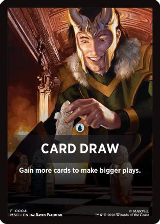 Card Draw Theme Card (MSC-004) [Commander: Marvel Super Heroes] | Shuffle n Cut Hobbies & Games