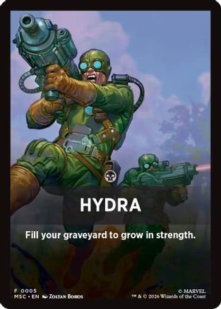Hydra Theme Card (MSC-005) [Commander: Marvel Super Heroes] | Shuffle n Cut Hobbies & Games