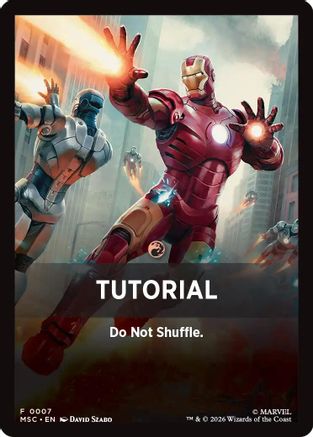 Tutorial Theme Card (MSC-007) [Commander: Marvel Super Heroes] | Shuffle n Cut Hobbies & Games