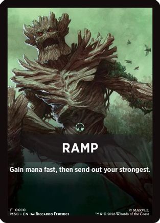 Ramp Theme Card (MSC-010) [Commander: Marvel Super Heroes] | Shuffle n Cut Hobbies & Games