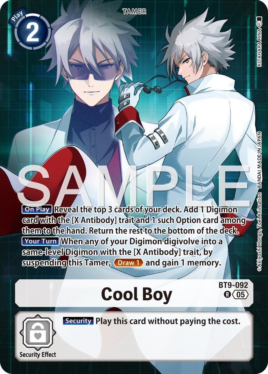 Cool Boy [BT9-092] (Tamer's Selection Box Ver. X Antibody) [Promotional Cards] | Shuffle n Cut Hobbies & Games