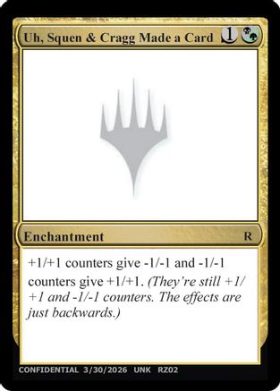 Uh, Squen & Cragg Made a Card [Un-Known Event Playtest Cards] | Shuffle n Cut Hobbies & Games