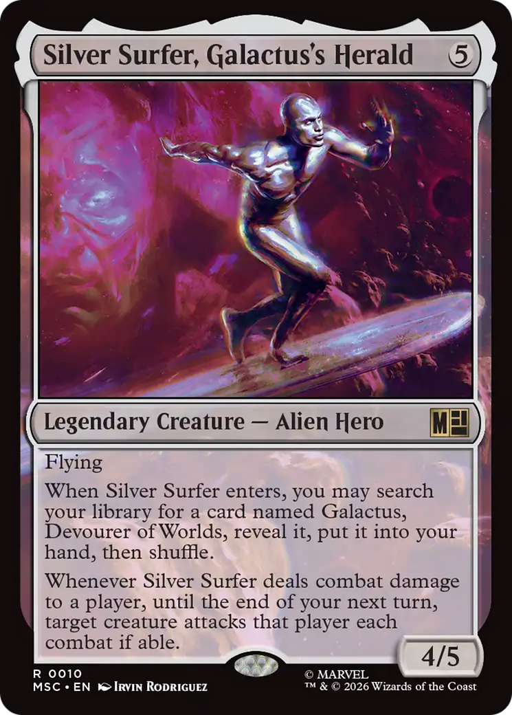 Silver Surfer, Galactus's Herald [Marvel Super Heroes Commander] | Shuffle n Cut Hobbies & Games