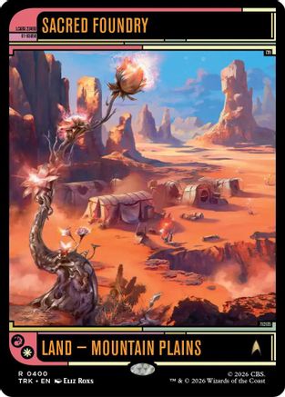 Sacred Foundry (TRK-400) [Star Trek] Foil | Shuffle n Cut Hobbies & Games