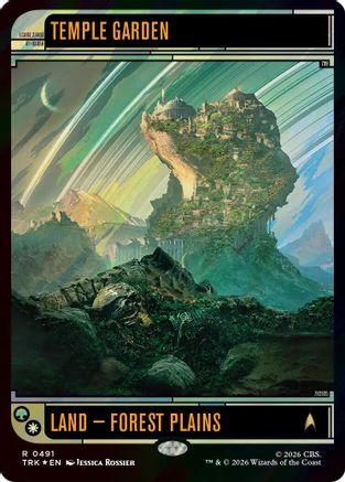 Temple Garden (Surge Foil) (TRK-491) [Star Trek] Foil | Shuffle n Cut Hobbies & Games