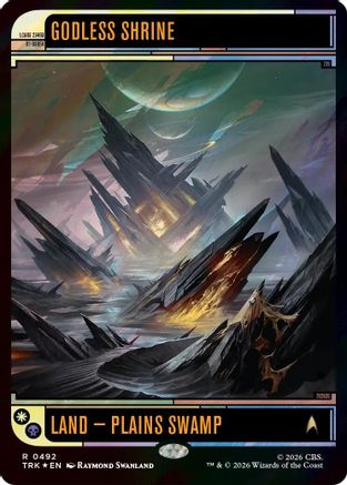 Godless Shrine (Surge Foil) (TRK-492) [Star Trek] Foil | Shuffle n Cut Hobbies & Games