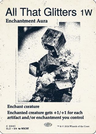 All That Glitters (SLZ-001) [Secret Lair x MSCHF: The Zeta Set] | Shuffle n Cut Hobbies & Games