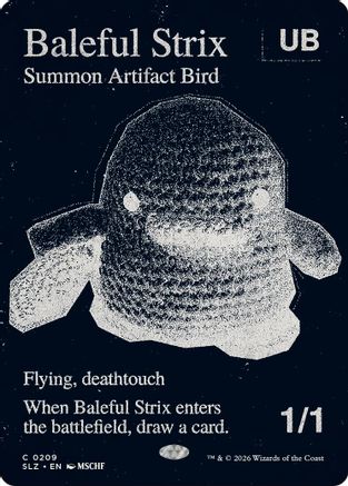 Baleful Strix (SLZ-209) [Secret Lair x MSCHF: The Zeta Set] | Shuffle n Cut Hobbies & Games
