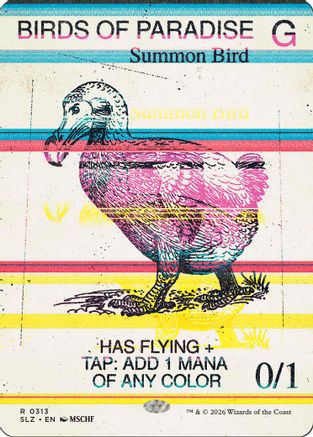 Birds of Paradise (SLZ-313) [Secret Lair x MSCHF: The Zeta Set] | Shuffle n Cut Hobbies & Games