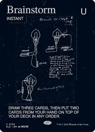 Brainstorm (SLZ-134) [Secret Lair x MSCHF: The Zeta Set] | Shuffle n Cut Hobbies & Games