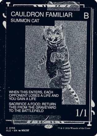 Cauldron Familiar (SLZ-156) [Secret Lair x MSCHF: The Zeta Set] | Shuffle n Cut Hobbies & Games
