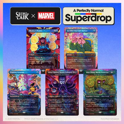 Secret Lair Drop: Secret Lair x Marvel: Dan Hipp - Traditional Foil Edition | Shuffle n Cut Hobbies & Games