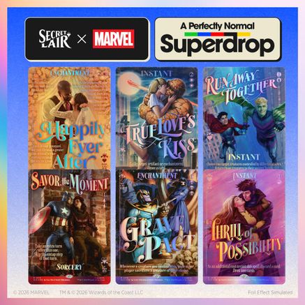 Secret Lair Drop: Secret Lair x Marvel: True Believers in Love - Traditional Foil Edition | Shuffle n Cut Hobbies & Games