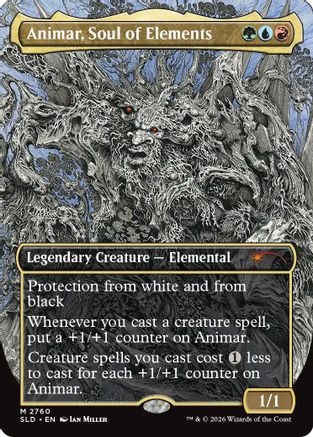 Animar, Soul of Elements (SLD-2760) [Secret Lair Drop Series] Foil | Shuffle n Cut Hobbies & Games