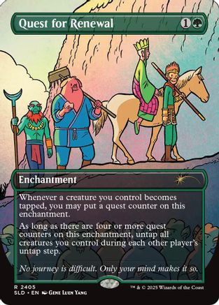 Quest for Renewal (SLD-2405) [Secret Lair Drop Series] Foil | Shuffle n Cut Hobbies & Games