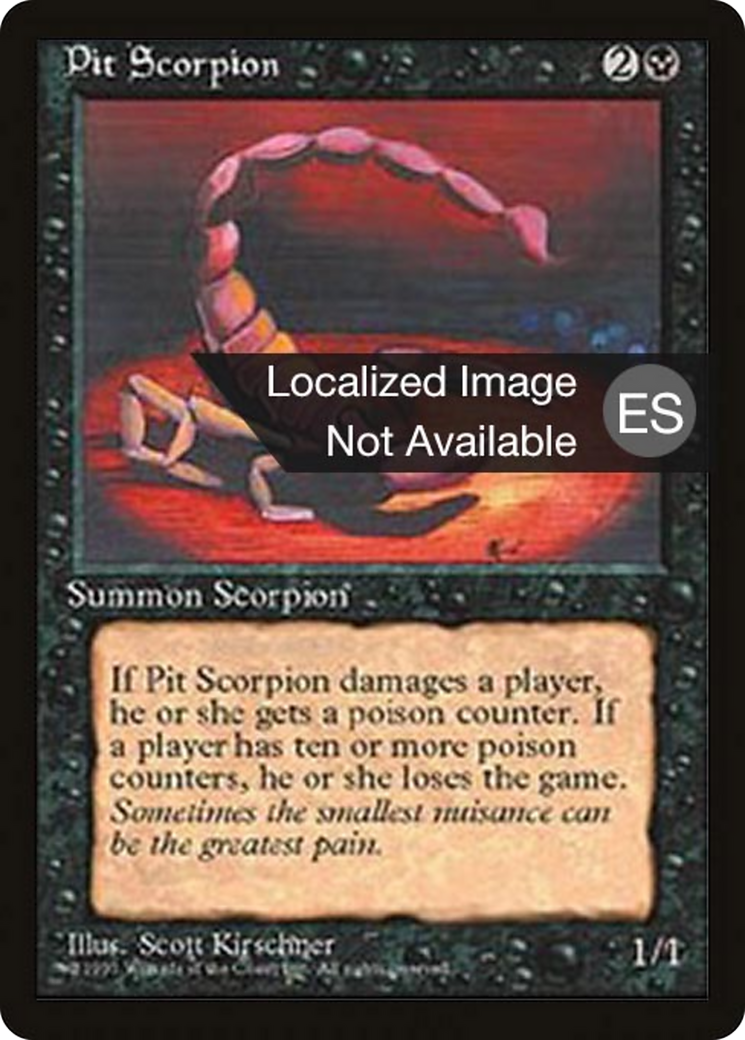 Pit Scorpion [Fourth Edition Foreign Black Border] | Shuffle n Cut Hobbies & Games