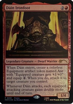 Dain Ironfoot (MEDIA-001) [Media Promos] Foil | Shuffle n Cut Hobbies & Games
