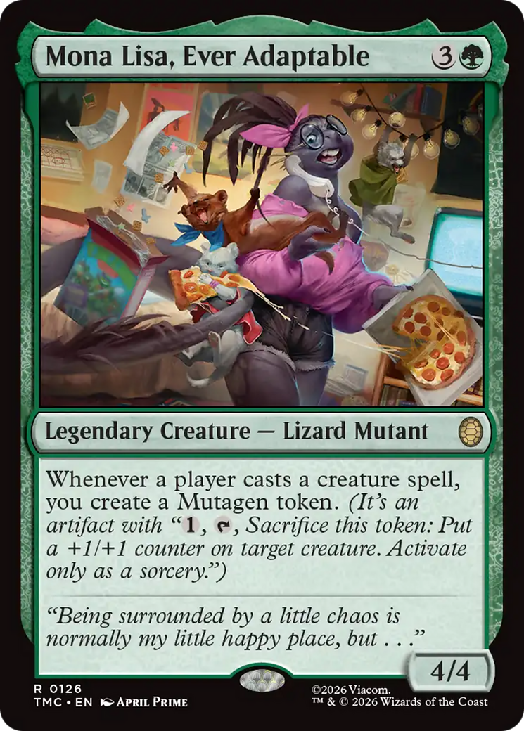 Mona Lisa, Ever Adaptable [Teenage Mutant Ninja Turtles Commander] | Shuffle n Cut Hobbies & Games